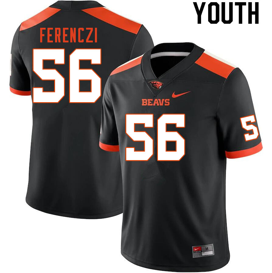 Youth #56 Jacob Ferenczi Oregon State Beavers College Football Jerseys Sale-Black
